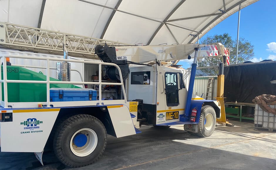 Melco Engineering Mobile Crane — Diesel Mechanic in Yandina, QLD