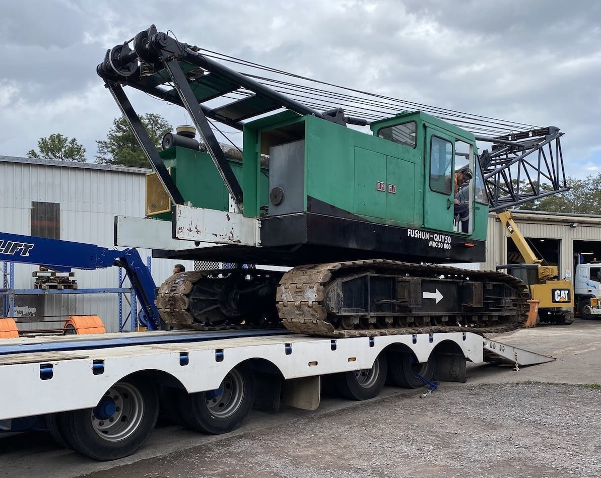 Transporting a Crane — Diesel Mechanic in Yandina, QLD