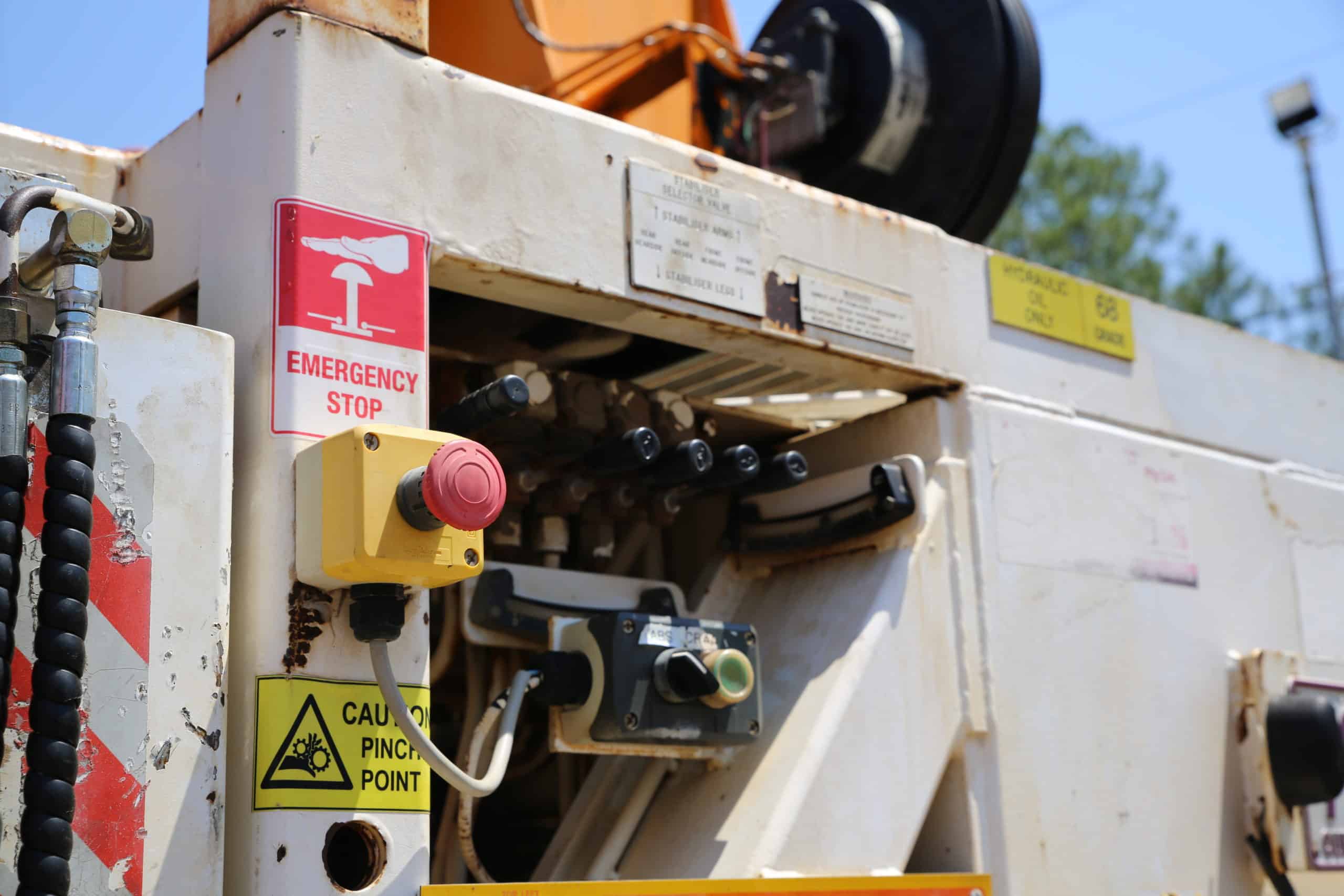 Crane Emergency Stop Button — Diesel Mechanic in Yandina, QLD