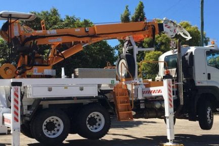Deployed Mobile Crane — Diesel Mechanic in Yandina, QLD