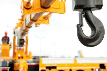 Crane Operator Working In Construction Site — Diesel Mechanic in Yandina, QLD