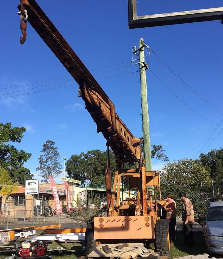 Crane Full of Rust to Be Repaired — Diesel Mechanic in Yandina, QLD