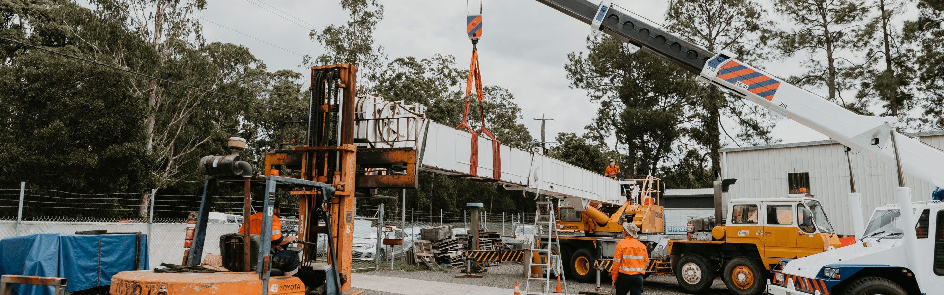 Cranes and Fork Lift — Diesel Mechanic in Yandina, QLD