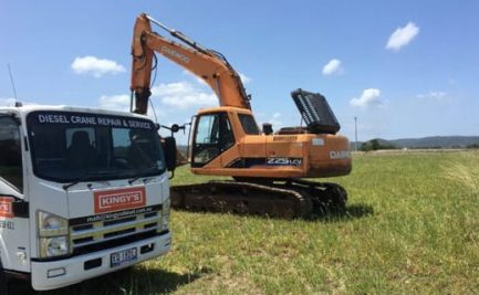 Excavator and Kingy's Truck — Diesel Mechanic in Yandina, QLD