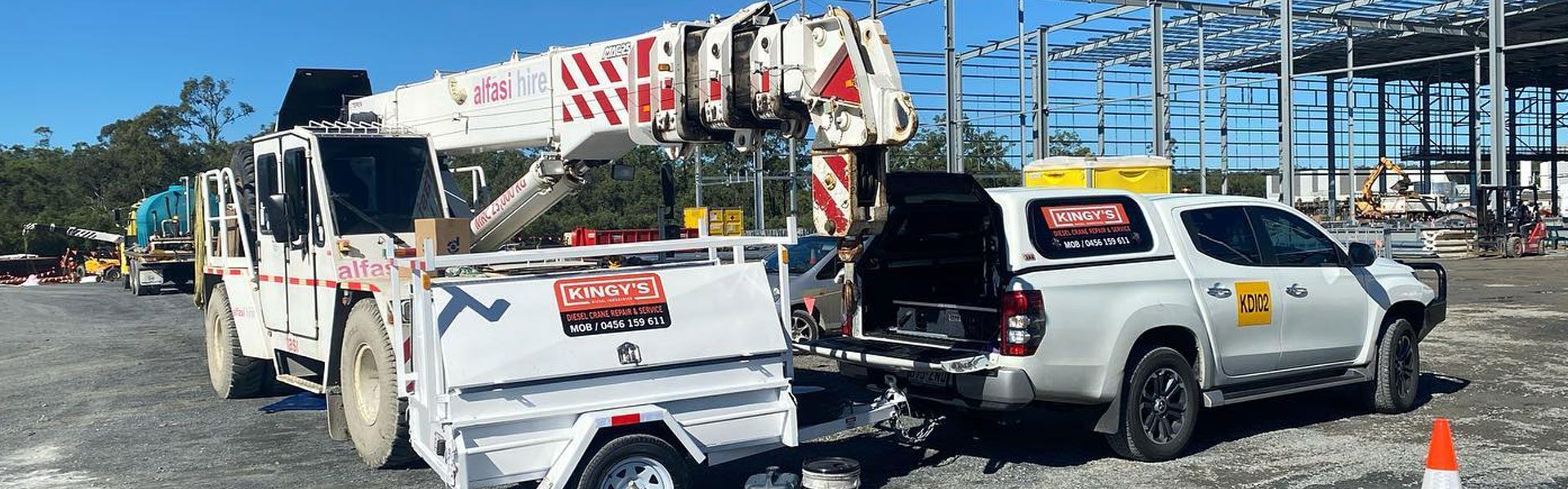 Kingy's Diesel Emergency Crane Repair — Diesel Mechanic in Gold Coast, QLD