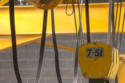 Yellow Industrial Crane's Hook — Diesel Mechanic in Yandina, QLD
